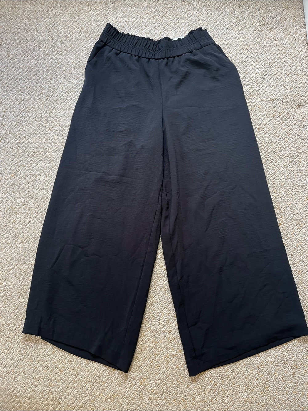 NWT Nine West High Rise Wide Leg Lined Pull on pant size large